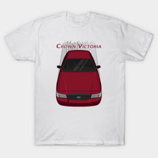 Ford Crown Victoria Police Interceptor - Dark Red T-Shirt